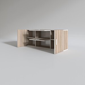 Hazır Mutfak Lucida Crd 060*150*32 Mutfak Banyo Dolabı Kapaklı Raflı