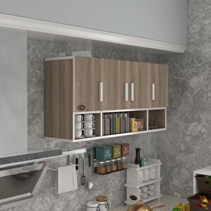Hazır Mutfak Severus Crd 060*120*22 Mutfak Banyo Dolabı Kapaklı Raflı