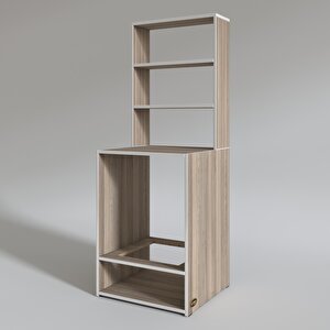 Ankastre Fırın Dolabı Canfeza Crd 165*60*56 Mutfak Raflı