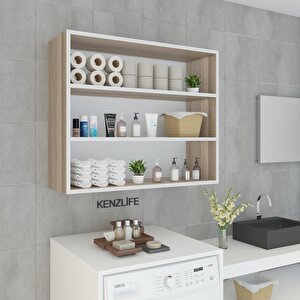 Kenzlife Mutfak Dolabı Itır 090.090.30 Crd 2 Raflı Kapaksız Ofis Banyo Kiler Evrak Kitaplık