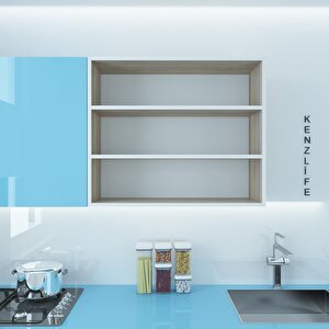 Kenzlife Mutfak Dolabı Itır 090.090.30 Crd 2 Raflı Kapaksız Ofis Banyo Kiler Evrak Kitaplık