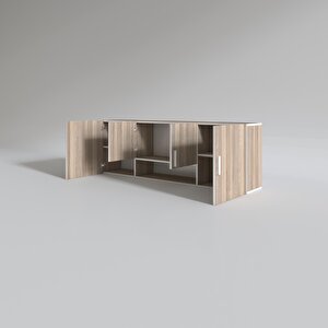 Hazır Mutfak Packey Crd 060*180*22 Mutfak Banyo Dolabı Kapaklı Raflı