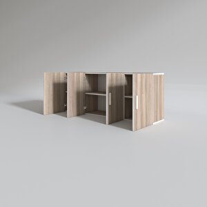 Hazır Mutfak Marina Crd 060*150*22 Mutfak Banyo Dolabı Kapaklı Raflı