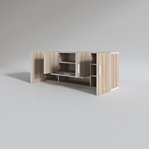 Hazır Mutfak Acus32 Crd 060*150*32 Mutfak Banyo Dolabı Kapaklı Raflı