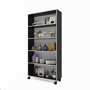 Mutfak Dolabı Raziye 188*070*030 Gri Tekerlekli Banyo Evrak Ofis Ayakkabılık Kiler