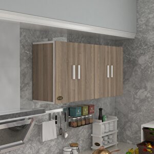 Hazır Mutfak Merta Crd 060*120*22 Mutfak Banyo Dolabı Kapaklı Raflı
