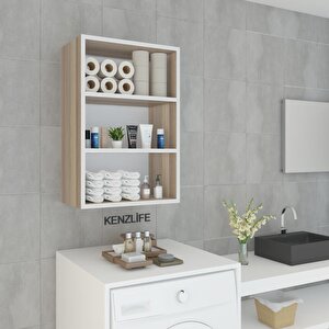 Kenzlife Mutfak Dolabı Itır 090.060.30 Crd 2 Raflı Kapaksız Ofis Banyo Kiler Evrak Kitaplık