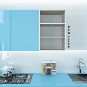 Kenzlife Mutfak Dolabı Itır 090.060.30 Crd 2 Raflı Kapaksız Ofis Banyo Kiler Evrak Kitaplık