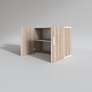 Hazır Mutfak Castus22 Crd 060*120*22 Mutfak Banyo Dolabı Kapaklı Raflı