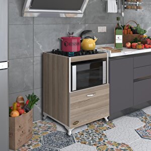 Ocak Dolabı Demi Crd 85*60*57 Mutfak Modül Mini Fırın  Ankastre Ocak Için