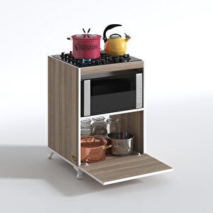 Ocak Dolabı Demi Crd 85*60*57 Mutfak Modül Mini Fırın  Ankastre Ocak Için