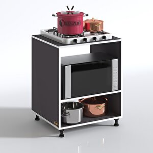 Ocak Dolabı Nermin Gri 85*70*60 Xlarge Hazır Mutfak Klasik Setüstü Ocak Için Sabit Tabla