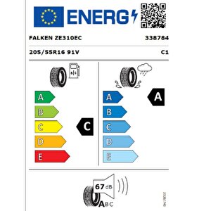 205/55 R16 Tl 91v Ziex Ze310 Ecorun Yaz Lastiğidir (üretim Tarihi:2024)