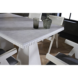 Prizma Mutfak Masası Beyaz 90x180 cm
