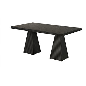 Prizma Mutfak Masası Siyah 90x160 cm