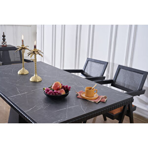 Prizma Mutfak Masası Siyah