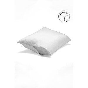 Pamuklu 50x70 Beyaz İç Astar, Fermuarlı Yastık Kılıfı, Yastık Şiltesi Tekli
