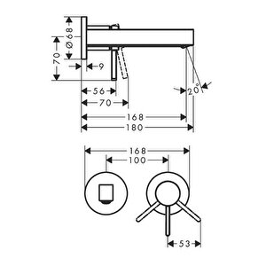 Finoris Tek Kollu Mat Siyah Lavabo Bataryası - 76051670