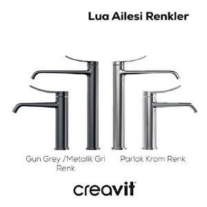 Lua LU2500GR Banyo Armatürü Metalik Gri