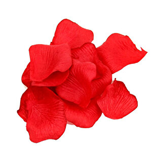 Yapay Gül Yaprakları, 500 Adet - Kırmızı