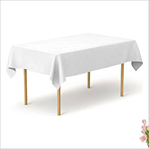 Masa Örtüsü 137cm X 270cm - Beyaz