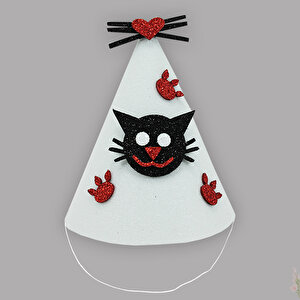 Kedi Doğum Günü Şapkası