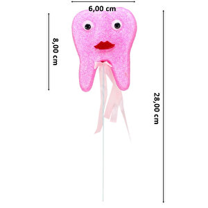 Diş Buğdayı Lavantalı Çubuk Süs, Pembe