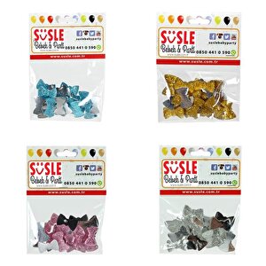 Polyester Papyon Fiyonk, 2,0 X 1,0 Cm - 25 Adet - Altin