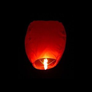 Dilek Feneri, Dilek Balonu Kırmızı - 1 Adet