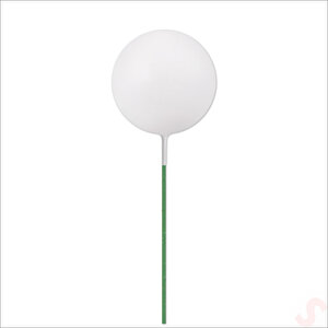 Çubuklu Süsleme Topu, 4cm X 4 Adet - Beyaz