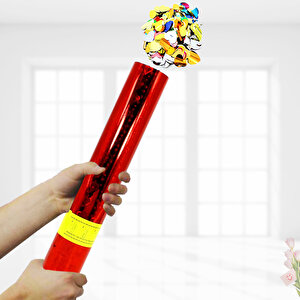 Kalpli Kırmızı Konfeti 30 Cm