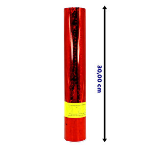 Kalpli Kırmızı Konfeti 30 Cm