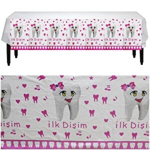 Diş Buğdayı Masa Örtüsü, 180 Cm X 120 Cm, Pembe