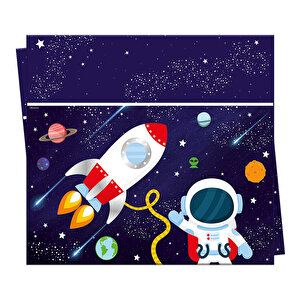 Kozmik Galaksi Uzay Temalı Masa Örtüsü - 120cm X 180cm