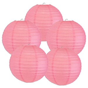 Kağıt Top Fener, 25,00 Cm - Pembe