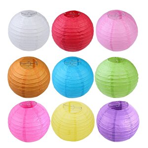 Kağıt Top Fener, 25,00 Cm - Pembe