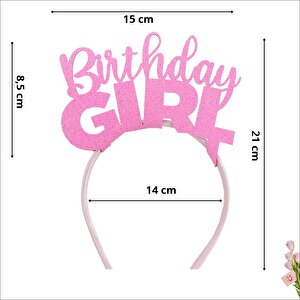 Birthday Girl Taç - Pembe