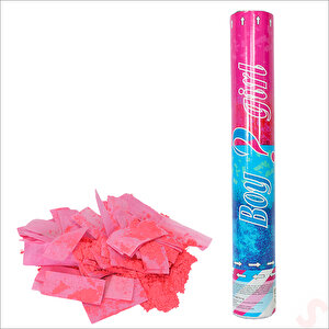 Cinsiyet Belirleme Parti Konfetisi, 40 Cm - Pembe