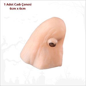 Halloween Cadı Burnu, Şapka, Tırnak, Çene Ve Diş Seti