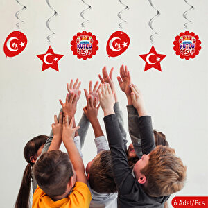 23 Nisan Kutlu Olsun 6'lı Tavan Süsü