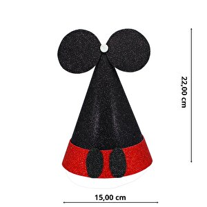 Mickey Mouse Simli Eva Şapka - 22 Cm