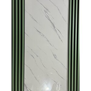 16x145cm 1 Adet Atc Çift Renkli Grass Yeşil Dekoratif Ofis Dekoratif Pvc Lambiri Duvar Paneli