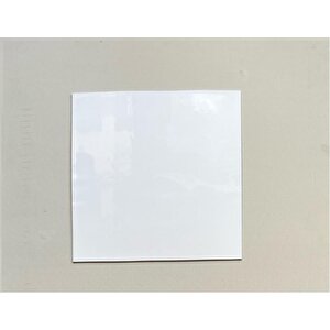 30x30 Cm 1 Adet Kendinden Yapışkanlı Shiny Düz Beyaz Parlak Duvar Ofis Mutfak Karosu Paneli