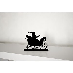 M&c Concept Yılbaşı Model - 3 Metal Masa Süsü - Biblo - Siyah