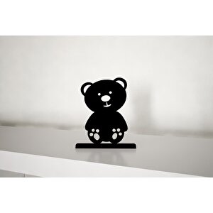 M&c Concept Bear Metal Masa Süsü - Biblo - Siyah