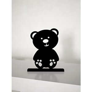 M&c Concept Bear Metal Masa Süsü - Biblo - Siyah
