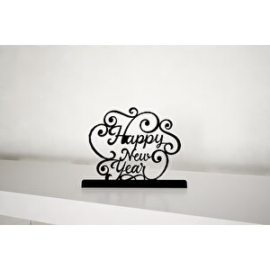M&c Concept New Year Metal Masa Süsü - Biblo - Siyah