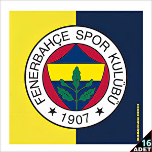Fenerbahçe Peçete, 33cm X 33cm - 16 Adet