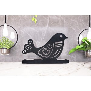 M&c Concept Bird 3'lü Metal Mumluk - Siyah