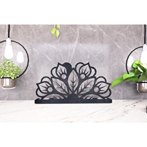 M&c Concept Flower 5'li Metal Mumluk - Siyah